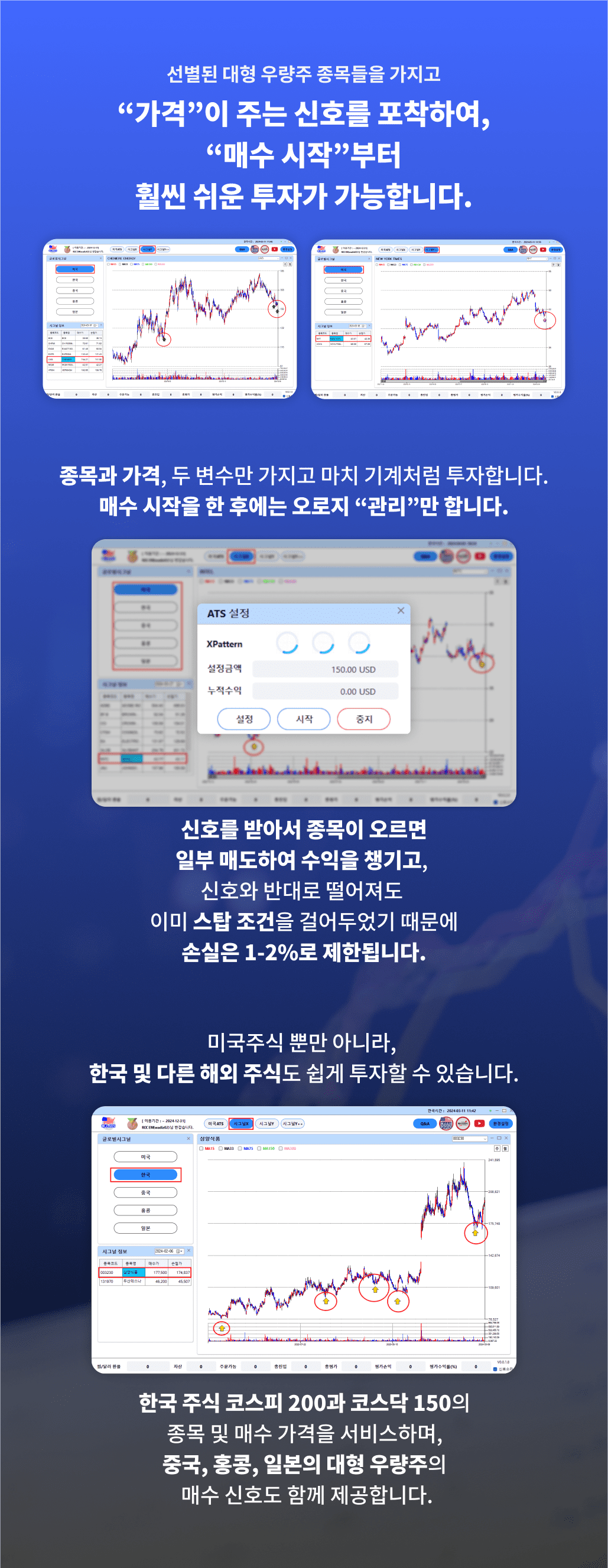 미국 주식 자동매매: 미국 ATS – 기본형(설치만 하셔도 2주간 무료체험 가능!) – 로셈 트레이딩 아카데미